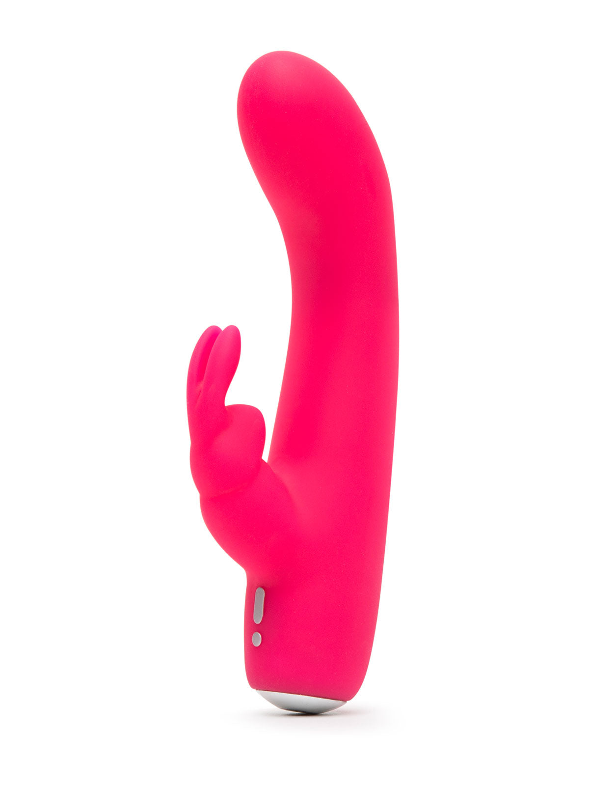Pink Mini Vibrator by Happy Rabbit Side View