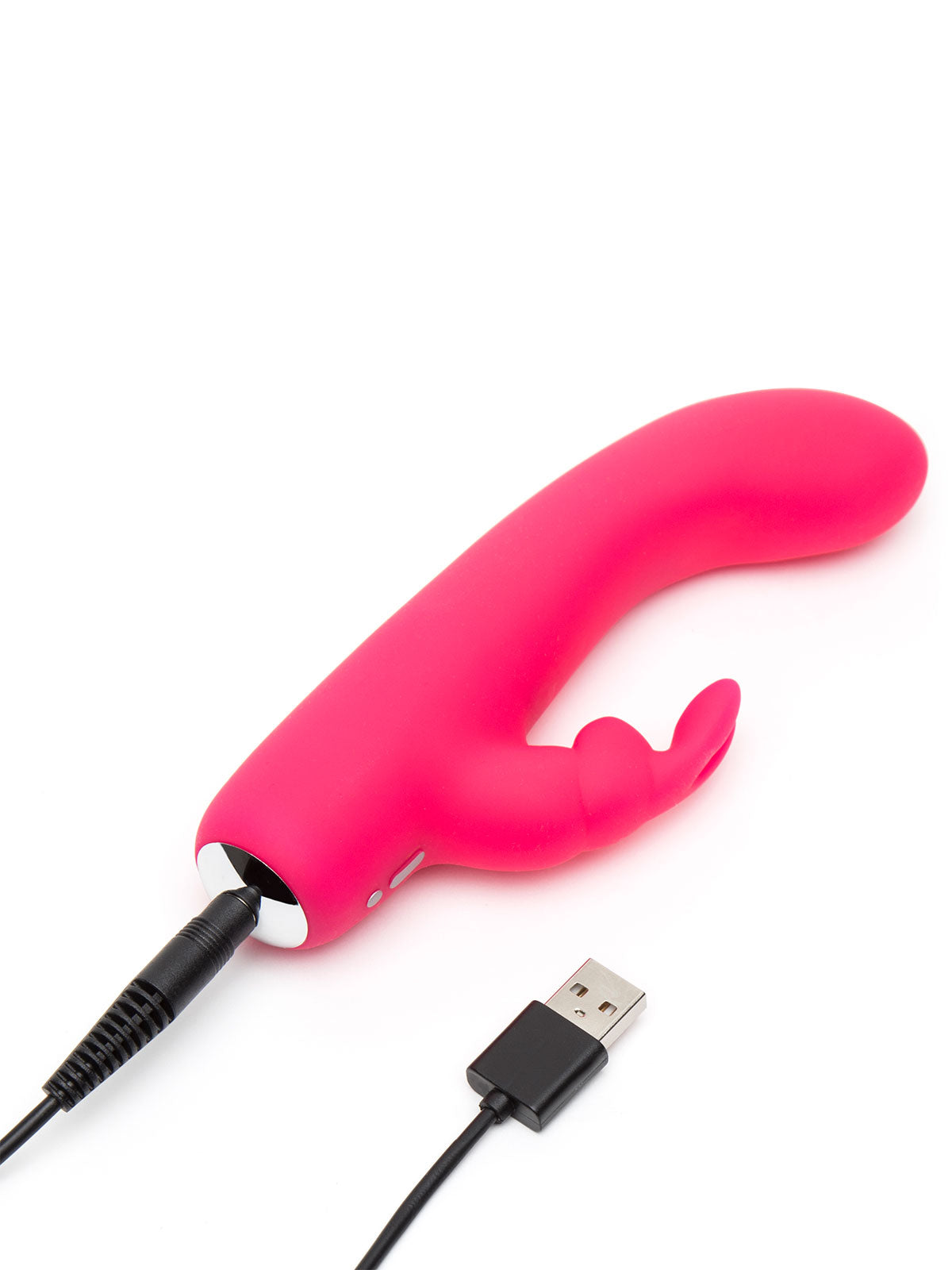 Pink Mini Vibrator by Happy Rabbit Charger
