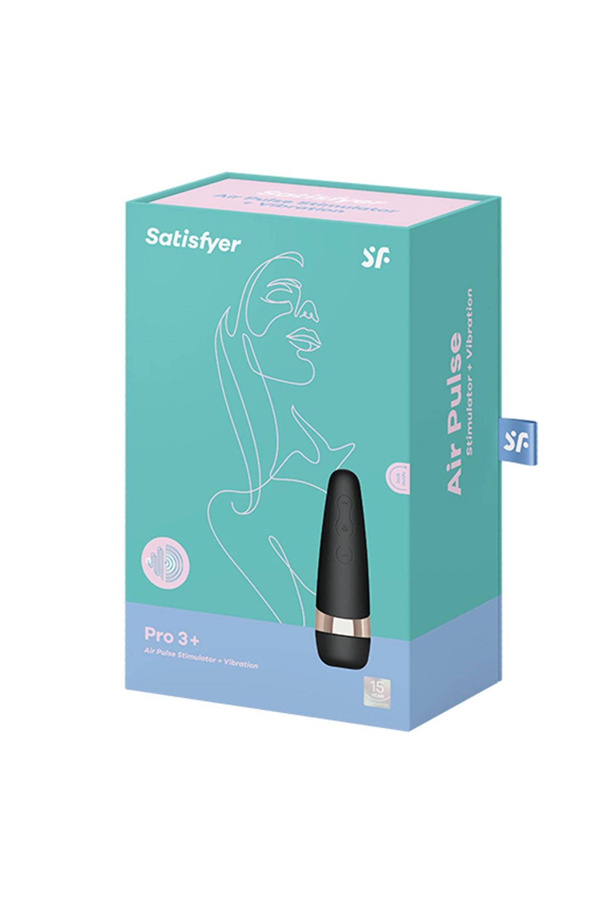 Satisfyer Pro 3+ Clitoral Stimulator Box