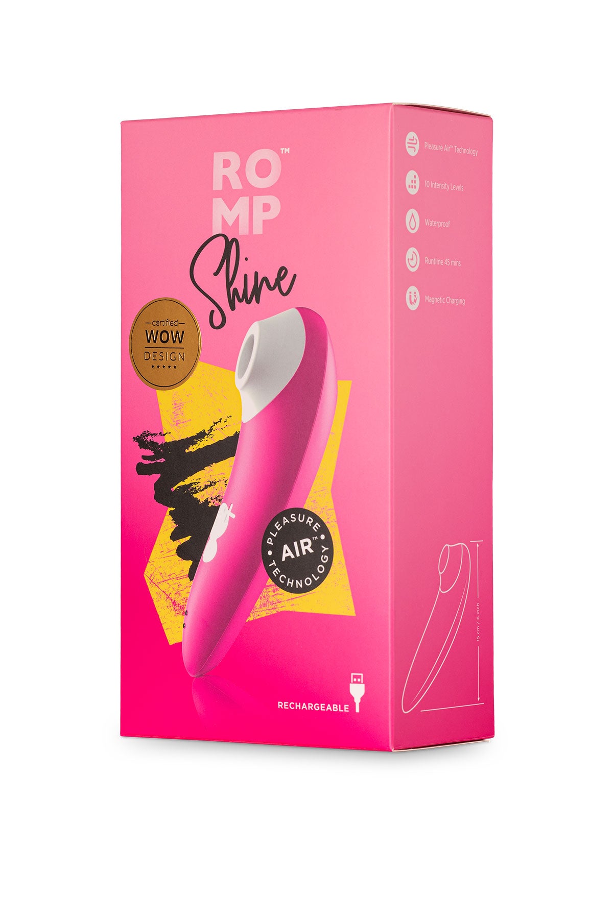 Romp Shine Clitoral Vibrator Box