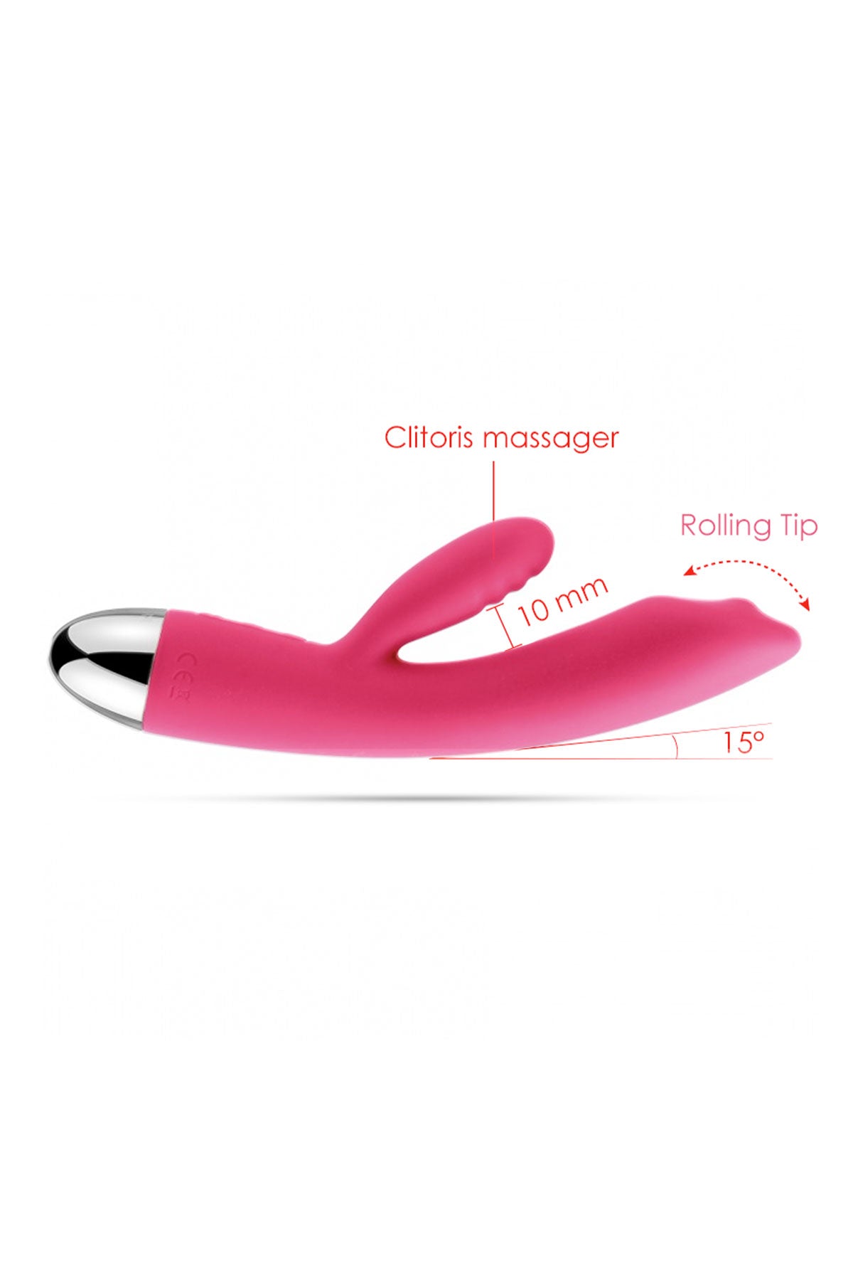 Trysta Rolling G-Spot Vibrator by Svakom (side)